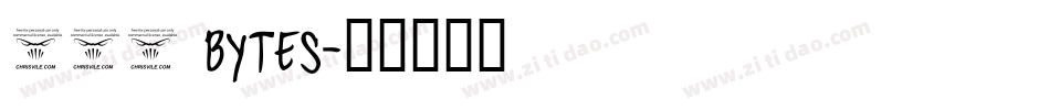 256 Bytes字体转换